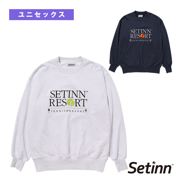 [セットイン（SETINN） ウェア（メンズ/ユニ）]STN リゾート クルースウェット STN Resort Crew Sweat ユニセックス 25S-014