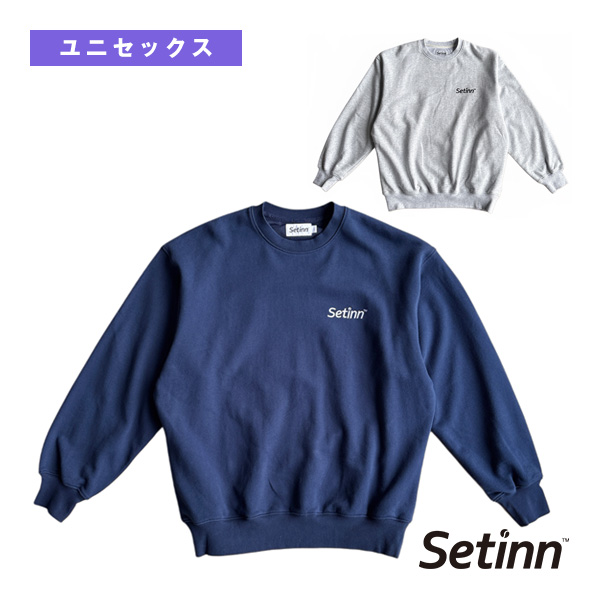 [セットイン（SETINN） ウェア（メンズ/ユニ） ]スクリプトクルースウェット Script Crew Sweat ユニセックス 26F-030