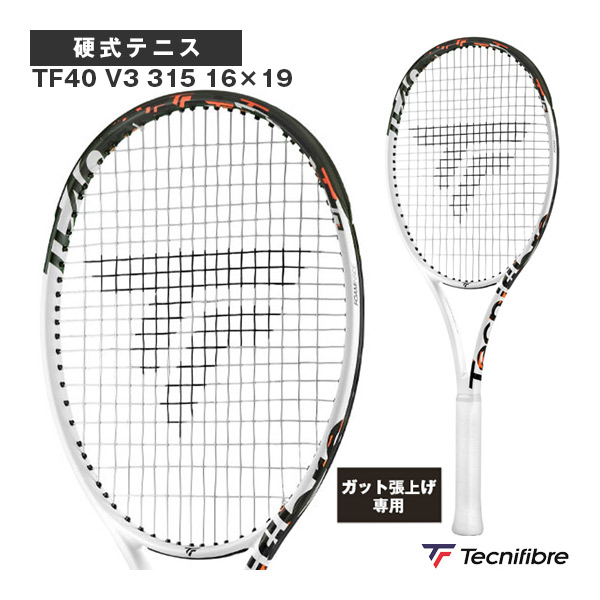[テクニファイバー ラケット ]【張上げ無料】TF40 V3 315 16×19 14TF44156