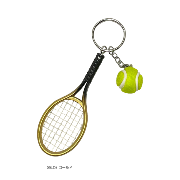 [その他 アクセサリ・小物]テニスラケット・ボールキーホルダー（UF-BE005）