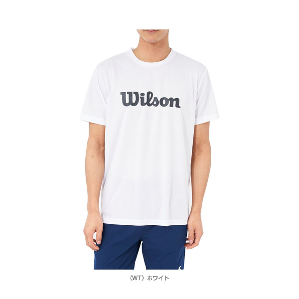 [ウィルソン ウェア（メンズ/ユニ）]ビッグロゴドライTシャツ／メンズ（412-240）