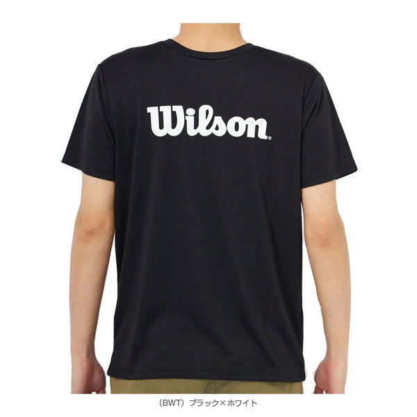 [ウィルソン ウェア（メンズ/ユニ）]ビッグロゴドライTシャツ／メンズ（413-240）