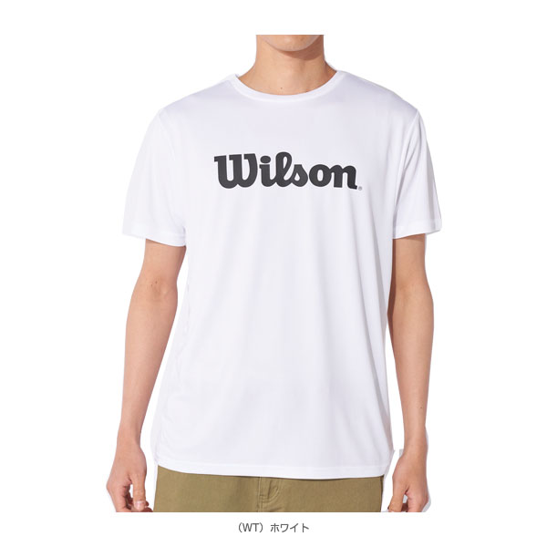 [ウィルソン ウェア（メンズ/ユニ）]ビッグロゴドライTシャツ／メンズ（413-240）