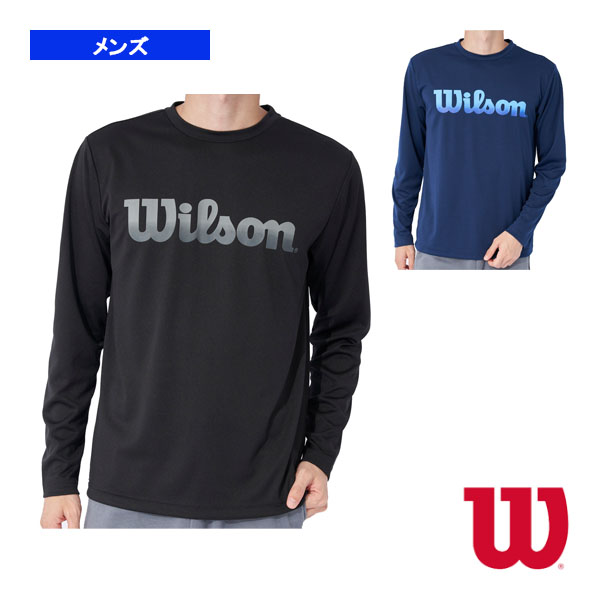 [ウィルソン ウェア（メンズ/ユニ）]クルーネック長袖Tシャツ／メンズ（443-212）