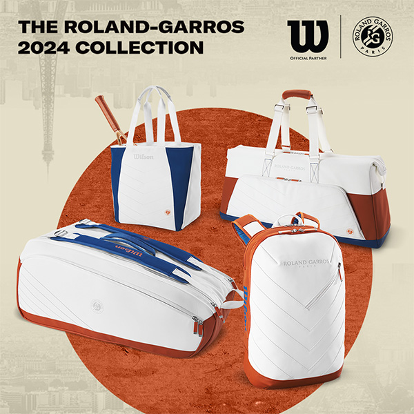 テニスクラシック オンラインストア | [ウィルソン バッグ]ローランギャロスダッフル／ROLAND GARROS DUFFEL／ラケット 4本収納可（WR8031001001）