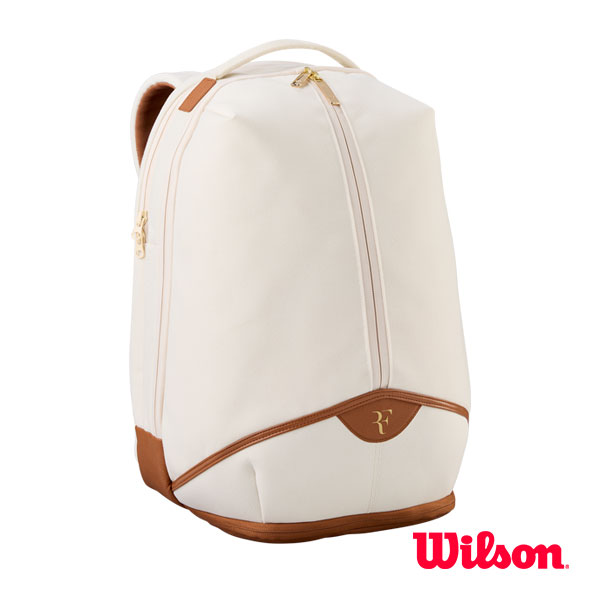 [ウィルソン バッグ ]2025年09月下旬【予約】RFローンコレクション テニスバックパック RF LAWN COLLECTION TENNIS BACKPACK ラケット2本収納可 WR8054801001