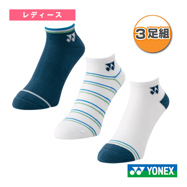 [ヨネックス ウェア（レディース） ]スニーカーインソックス 3足組 レディース 29237Y