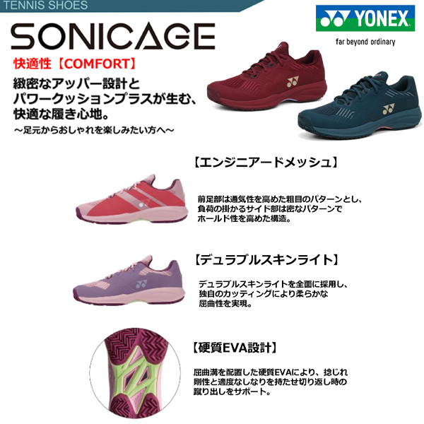 ヨネックス シューズ ]パワークッションソニケージワイド POWER